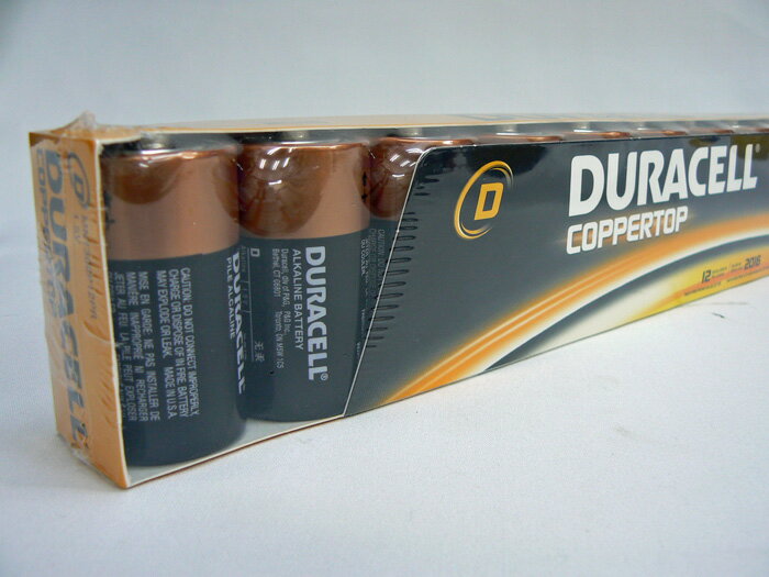 DURACELL デュラセル　単一アルカリ電池　12本パック　(単1アルカリ電池)