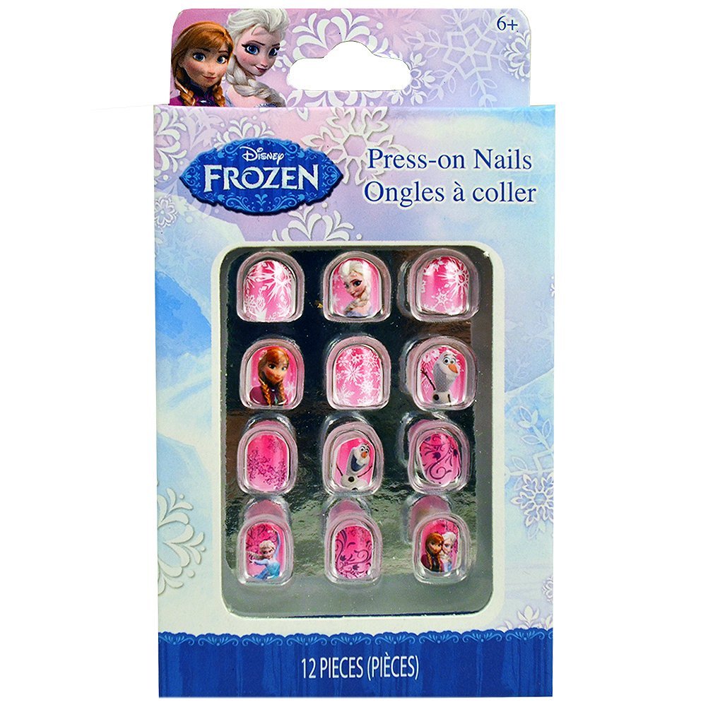 アナと雪の女王【Press-on Nails プレスオンネイルス12枚セット】キッズ用ネイルシール/...:rtor:10003240