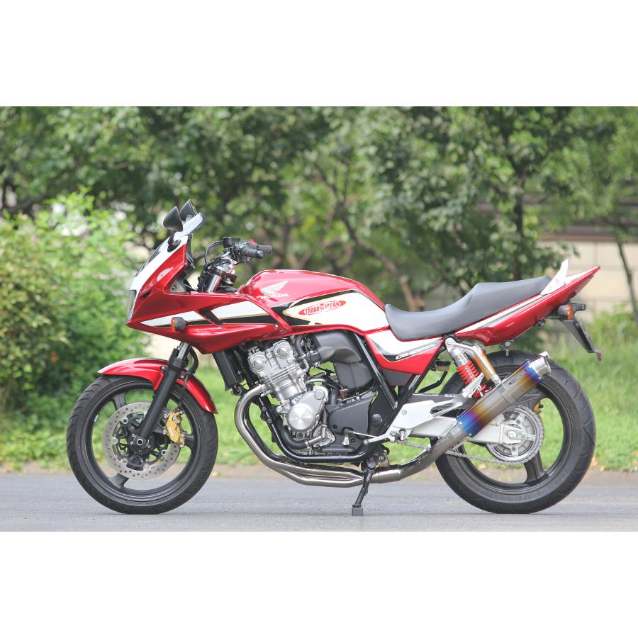 SP忠男 (SPタダオ) PURE SPORT フルエキゾーストマフラー TYPE2テール チタンブルー CB400SF REVO CB4-PS-07