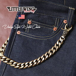 LITTLE WING 70’sアメリカンヴィンテージ<strong>極太</strong> <strong>ウォレットチェーン</strong> LW735