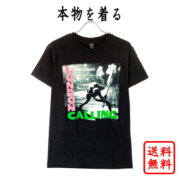 ザ・クラッシュ THE CLASH 正規品 tシャツ クラッシュ <strong>LONDON</strong> <strong>CALLING</strong> ロンドンコーリング ブラック 黒 バンドt シャッ ロックt シャツ ロゴt オフィシャル メンズ レディース 【メール便可】【送料無料】