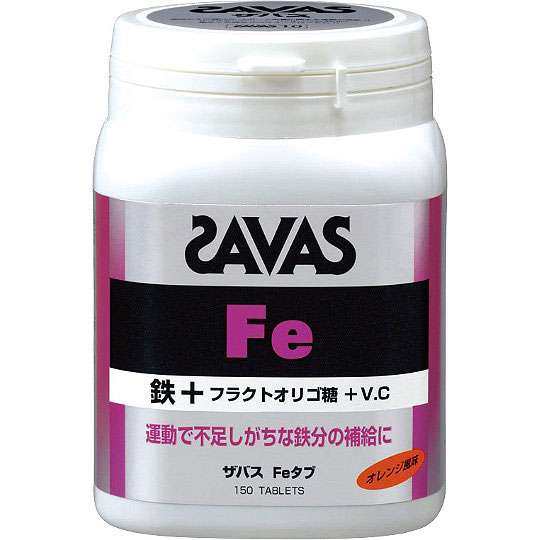 SAVAS (ザバス) Feタブ ボトル 150 （150g／標準150粒入り)