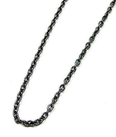 バーデンオブプルーフ Burden Of Proof / ロゴ スタンプ チェーン ネックレス 45cm Logo Stamp Chain Necklace 45cm (Black)【ペンダント チェーン|Necklace|シルバーアクセサリー|メンズ|レディース】【マラソン201207_ファッション】