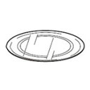 【在庫あり】 シャープ 電子レンジ用丸皿(ガラス製) 3502930101 送料無料