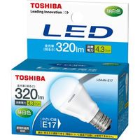 即納 東芝 LED電球 ミニクリプトン電球形4.3W 昼白色相当 口金E17 全光束294lm LDA4N-E17