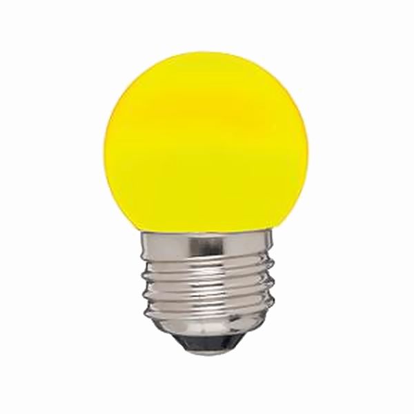 YAZAWA G形LEDランプ 小丸電球 E26 橙 2個パック LG402607OR2P