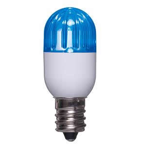 YAZAWA ハイパワーLEDナツメ形0．6W 青色 E12口金 100本セット LT201201BL100SET全国一律送料298円(税込)(ただし、沖縄県・離島を除く)