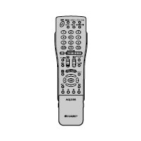 即納 シャープ 100-126 液晶テレビ用リモコン(アクオス) 0126380015 → 0106380365