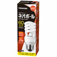 【あす楽】【在庫あり】 東芝 EFD15EL/12-EC 電球色 ネオボール 60W形電球形<strong>蛍光灯</strong> E26口金