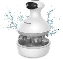 電動頭皮ブラシ 防水 ヘッドスパ 電動 IPX7 ヘッドエステ USB充電 持ち運び便利 プレゼント 頭皮マッサージ 頭皮マッサージ ャー 抜け毛 発毛促進 ワイヤレス マッサージャー 頭皮ケア 静音 ヘッドブラシ