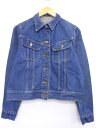 【中古】古着 レディース ジージャン リー Lee デニム アウター 秋冬 秋物 秋服 冬物 冬服 Gジャンジャケット | カジュアル レディースファッション おしゃれ かわいい