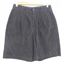 【中古】古着 レディース ショート コーデュロイパンツ 90年代 90s リーバイス Levis ドッカーズ 太畝 こげ茶 ブラウン 【spe】 中古 ボトムス | 春夏 春物 春服 夏物 夏服 半ズボン カジュアル レディースファッション おしゃれ かわいい