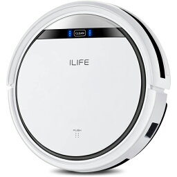 ILIFE <strong>アイライフ</strong> V3s Pro <strong>ロボット掃除機</strong> ペットの毛に効果 強力吸引 落下防止と衝突防止 静音 自動充電 (ホワイト)