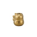Maneki　Neko　L7×W6．5×H8cm GOLD 花器 ベース 陶器 [TDLCC175342-903]|装飾 飾り 飾り付け 店舗装飾 オブジェ デコレーション鉢 ポット 花瓶 ゴールド