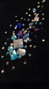 社交ダンス・競技・デモ・ヘアーアクセサリー(ブルー)
