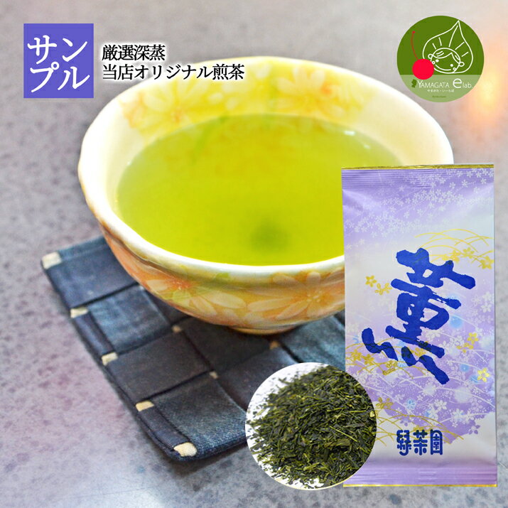 【2回分送料無料のお試し品！】厳選深蒸し茶！色合い鮮やかかおる！緑茶園のロングセラー！「銘茶　薫　10g」【送料無料】02P17Aug12