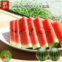 尾花沢 スイカ 訳あり 2玉セット 2L 3L(約7kg前後)山形県産 お徳用 ワケあり ワケ待ち ...