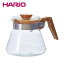 HARIO ハリオ コーヒーサーバー600オリーブウッド VCWN-60-OV JAN: 4977642019331