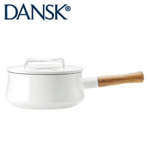 DANSK ダンスク コベンスタイル ホーロー鍋 片手鍋18cm 2QT ホワイト 833300 JAN: 4905689599097【送料無料】