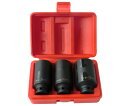 3pcハブナット用インパクトソケットセット 30mm 32mm 36mm N053