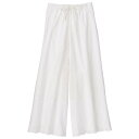 【MAX20%OFFクーポン配布中】ワイドパンツ M L LL 3L 裾スカラップペチパンツ(M~3L) 40代レディースファッション レディース ryuryu リュリュ 春 春服 ボトムス パンツ 40代 ファッション