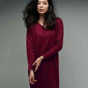 ワンピース M LL L<日本製>Vネックコクーン