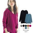 ニットセーター M LL L 3LVネックカシミヤタッチニット ryuryu/リュリュ ラナン Ranan 30代 40代 ファッション レディース