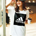 アディダス カットソーS M<adidas>ビッグスクエアロ...