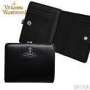 ヴィヴィアンウエストウッド ニつ折り財布 Vivienne Westwood 51010020(62)42096 N401JORDAN WALLET WITH FRAME POCKETがま口 オーブ レディース ブラック 財布 ギフト