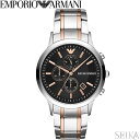【秋のポイント祭!全品5〜11倍】エンポリオアルマーニ EMPORIO ARMANI AR11165時計 腕時計 メンズ ブラック シルバー