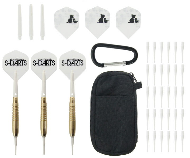 【メール便OK】ダーツセット初心者向け。ダーツ 9点フルセットが76％OFFの999円！！…...:s-darts:10173056