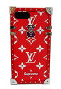 ≪新品≫ ルイヴィトン LOUIS VUITTON × supreme 2017年秋冬 アイ・トランク iphone7+ プラス M67758 携帯 ケース シュプリーム