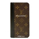 ≪新品≫ルイヴィトン フォリオ iPhone XsMAX 10Max 二つ折り スマホ 携帯ケース モノグラム/ブラックレザー M68692 アクセサリー モバイル 箱 リボン ラッピング LOUISVUITTON アイフォン ビトン MAX