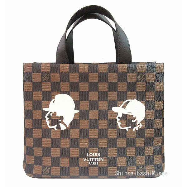 ≪Brand new≫ LOUIS VUITTON Limited Edition 2025 Collection Nigo Mini Shopper Tote Damier Gift Wrapping ≪ 新品 ≫ ルイヴィトン 限定 2025年コレクション ニゴ ショッパー トート MINI N40810 ファレル ダミエ バッグ 箱 リボン ラッピング