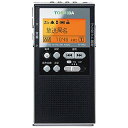 《TV音声も聴ける高感度ポケットラジオ》東芝 AM+FM+TV音声ポケットラジオTY-TPR2(K)ワイドFM対応