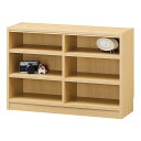《高さいろいろ、カラーは3色》白井産業 本棚オープンラックTanalio TNL-6087NA(W870×D290×H600mm)ナチュラル