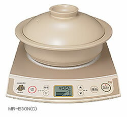 送料無料 東芝 専用鍋付きIH調理器 MR-B30N(C) (ベージュ)