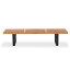 《ベンチやセンターテーブルに。汎用性の高いデザイン》ジョージ・ネルソン NELSON BENCH 004(NA) ネルソンベンチM ナチュラル