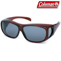 【2500円以上で7%OFF+P2倍】送料無料 !( 定形外 ) 日差し／砂埃対策 Coleman コールマン 4面型 偏光レンズ オーバー<strong>サングラス</strong> CO3012-3 紫外線ほぼ<strong>100%</strong>カット 眼鏡の上から装着【 偏光<strong>サングラス</strong> レディース メンズ 花粉対策 紫外線対策 】 送料込 ◇ CO3012____3