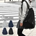 リュック レディース/リュック レディース 大人/リュック 大容量/リュック 通学 かわいい/リュック おしゃれ/マザーズバッグ リュック/マザーズリュック/スウェット ロールリュック スエット 変形 口折れ 通勤 通学 A4 高校生 シンプル 無地 デニム 黒 r