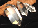 ●4A【天然透明 水晶 ダブルポイント (双剣)】30グラム...