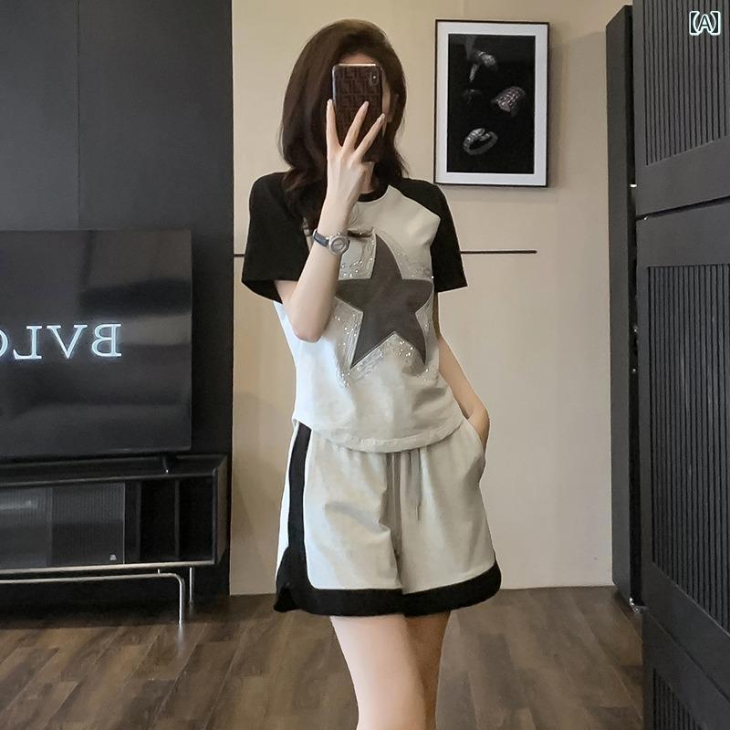 半袖　半ズボン　パジャマ 夏の レディース 高級 アウトドア ホーム 服 綿 半袖 ショート パンツ 小さい パジャマ セット スタイル