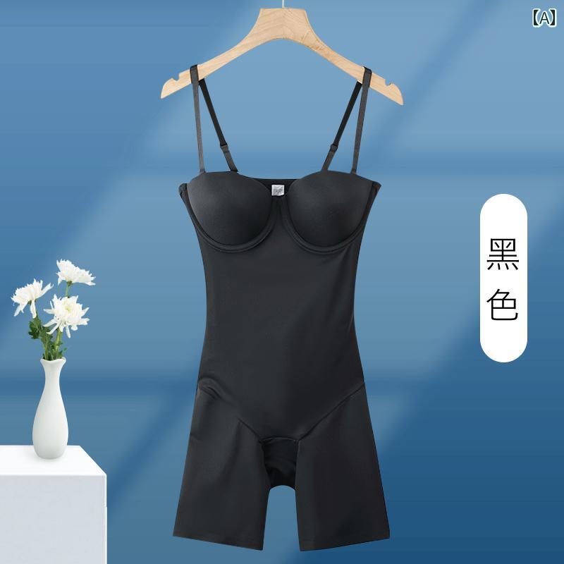 　コルセット　ベルト　レディース　ウエスト 和風の 背中を すっきりと 整える スリング ワンピース ボディシェイパー 女性用 ブラジャー 付き シームレス ボディ シェイピング 腹部と ウエスト