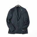 LARDINI/ラルディーニ/【送料無料】テーラードジャケット 段返り3B メランジ/ウール シルク カシミヤブレンド【メンズ】【あす楽対応_関東】