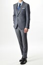 パオローニ PAOLONI シングル 2つボタン 3ピース スーツ F.LLI CERRUTI DAL 1881“Superissimo” ヴァージン ウール100% メンズ グレー/イタリア ブランド ビジネス【あす楽対応_関東】