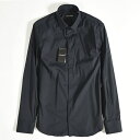 エンポリオアルマーニ EMPORIO ARMANI 【送料無料】ドレスシャツ ショートポイントカラー ストレッチ スリム 比翼 長袖 メンズ 春夏 コットン 無地 ダーク ネイビー 濃紺/M L XL/イタリア ブランド フォーマル