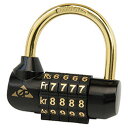 ギザ PL-864バンクロック 【ブラック/ゴールド】 GIZA GP PL-864 Bank Lock 自転車 ダイヤルロック【パーツ総額8,640円以上送料無料】