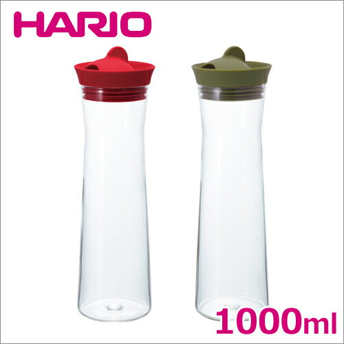 Hario Water Jug 1000ml Red WJ-10-R 