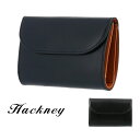 【6/24(日)20時から4h限定ポイント最大43倍】ハックニー Hackney 三つ折り財布 HK-004 【 ブライドルレザー 財布 イタリアンレザー メンズ 】