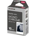 フジフィルム【FUJIFILM】 インスタントフィルム instax mini モノクローム 1パック